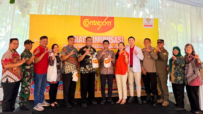 Contrexyn Siaga Imunisasi Lebih dari 1.000 Anak, Wujudkan Generasi Emas Anak Indonesia