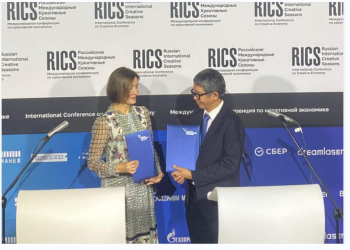 KE JKT Teken MoU Pengembangan Ekonomi Kreatif dengan Agency for Strategic Initiatives Rusia