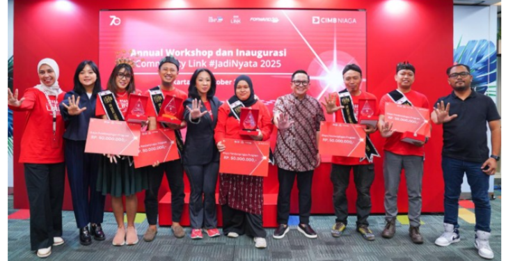 CIMB Niaga Umumkan 3 Ide Sosial Terbaik Community Link #JadiNyata 2025