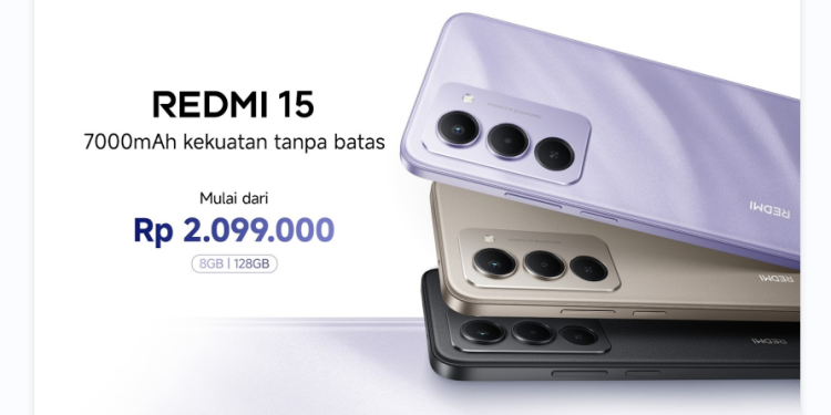 Redmi 15 Energi Tanpa Henti untuk Hari Penuh Aktivitas dan Inspirasi
