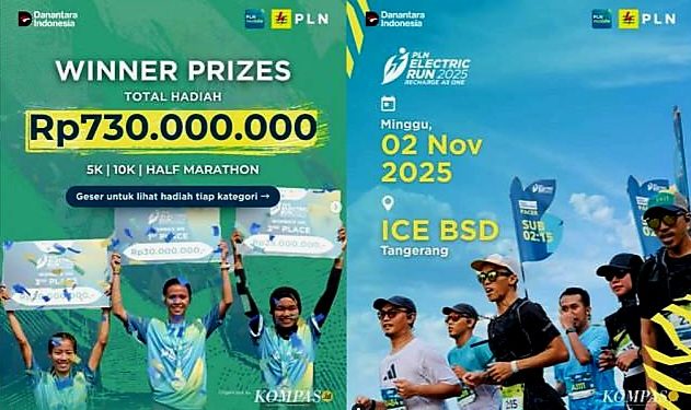 Besok! PLN Electric Run 2025 Siap Digelar, Ajak Ribuan Pelari Gaungkan Transisi Energi