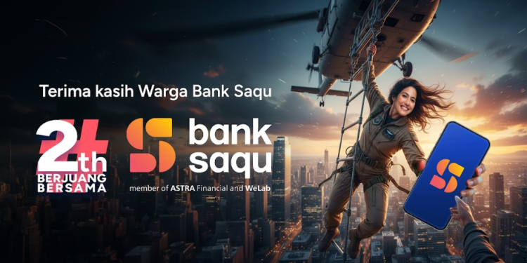 Bank Saqu Catat 3,2 Juta Lebih Nasabah di Tahun Kedua: Dorong Warga Indonesia Lebih Aktif dan Produktif