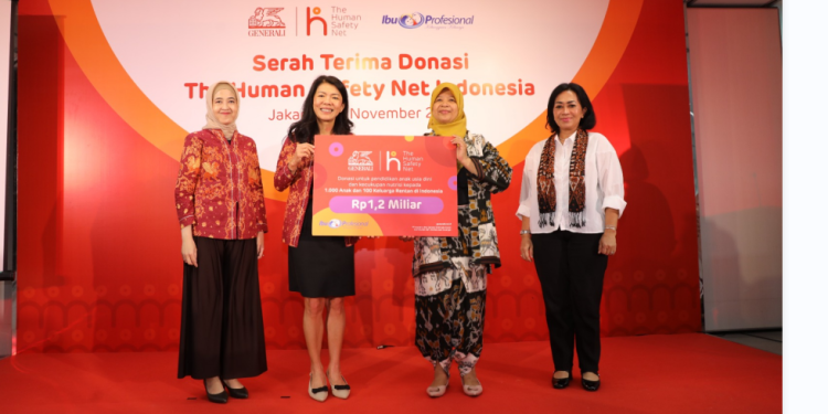 Generali Indonesia Wujudkan Masa Depan Anak dan Keluarga Rentan dengan Salurkan Donasi Rp1,2 Miliar