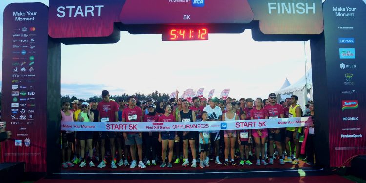 OPPO Run 2025 Sukses Digelar, 7000 Pelari Perebutkan Total Hadiah Rp545,5 Juta