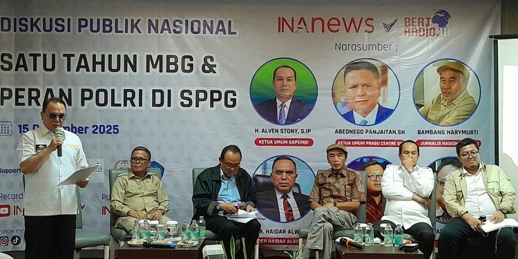 INAnews Gelar Diskusi Terbuka Evaluasi Satu Tahun MBG dan Peran Polri di SPPG