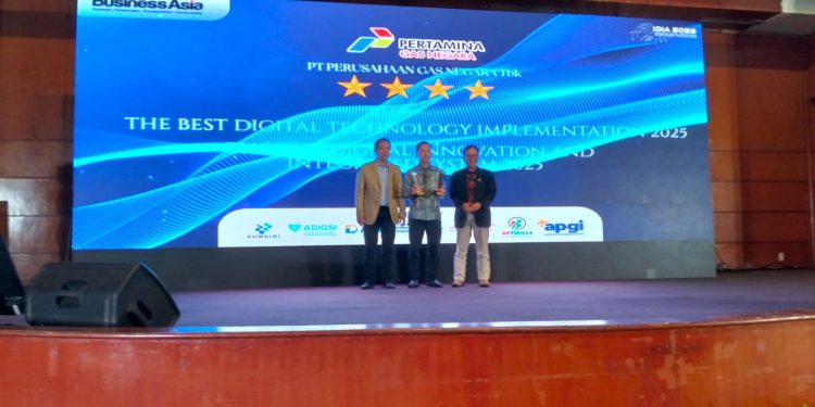 Konsisten Lakukan Transformasi Teknologi dan Inovasi, PGN Raih IDIA Awards 2025
