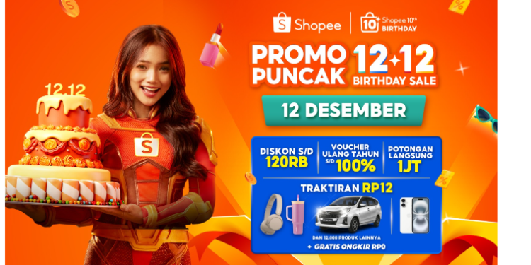 Shopee Rayakan 10 Tahun dan Hadirkan Puncak 12.12 Birthday Sale dengan Berbagai Penawaran Spesial