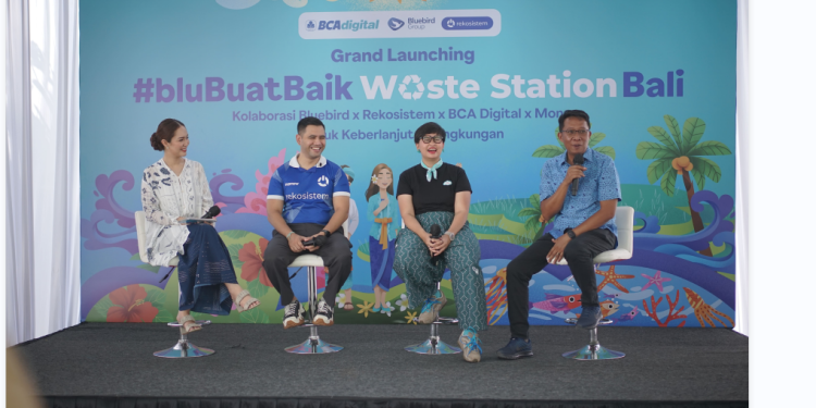 Bluebird Group, Rekosistem, dan BCA Digital Resmikan #bluBuatBaik Waste Station Terbaru