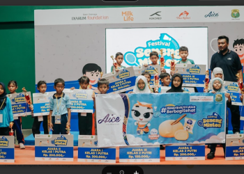 Aice Gelar SenengMinton Jawa Tengah 2025, Dukung Olahraga Anak Sejak Dini