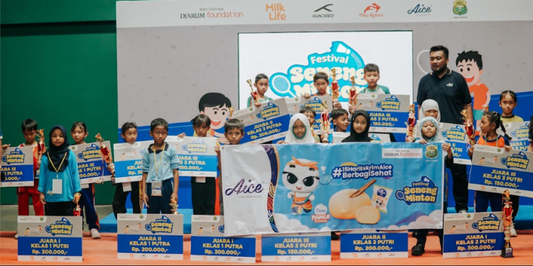 Aice Gelar SenengMinton Jawa Tengah 2025, Dukung Olahraga Anak Sejak Dini