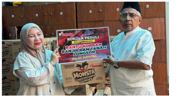 Kokola Salurkan 66 Ribu Biskuit untuk Korban Bencana di Sumatera