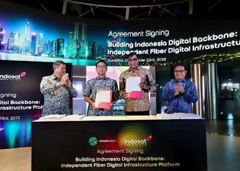 Indosat, Arsari Group, dan Northstar Group Bentuk Platform Serat Optik Digital Independen