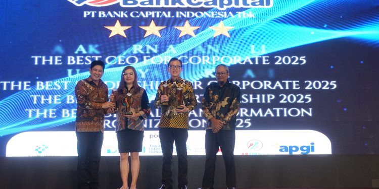 Bank Capital Terima  4 Penghargaan IDIA Awards 2025, Integrasi Layanan Digital