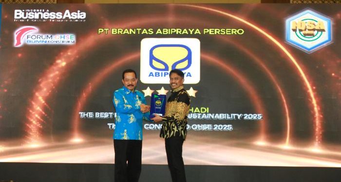 Komitmen Tingkatkan QHSE, Brantas Abipraya Sabet 2 Penghargaan di IQSA 2025