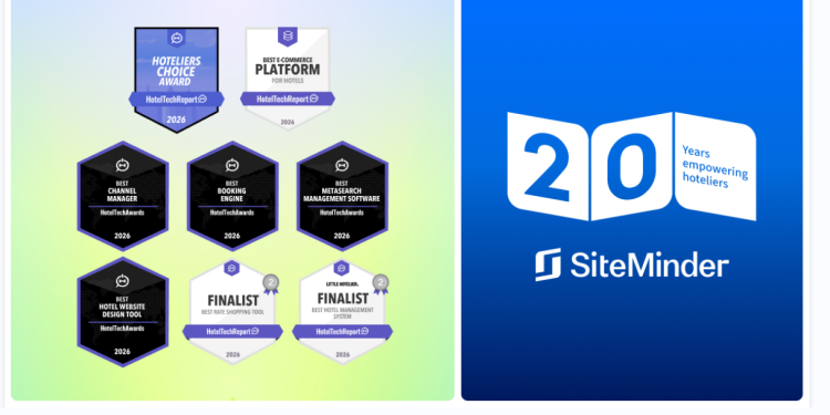 SiteMinder Rayakan 20 Tahun Perjalanan, Borong Penghargaan HotelTechAwards 2026 