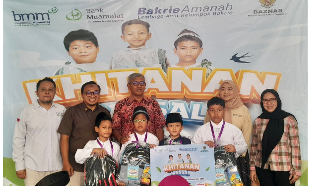 Baitulmaal Muamalat (BMM) Laksanakan Khitan Massal untuk Anak Yatim dan Dhuafa