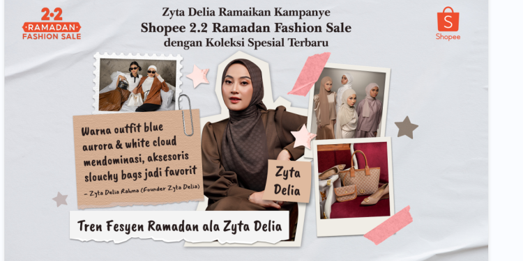 Zyta Delia Ramaikan Kampanye Shopee 2.2 Ramadan Fashion Sale dengan Koleksi Spesial Terbaru