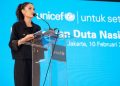 Cinta Laura jadi Duta Nasional UNICEF Indonesia