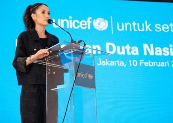 Cinta Laura jadi Duta Nasional UNICEF Indonesia