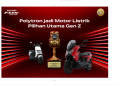 Polytron Raih Penghargaan Merek Motor Listrik Favorit Gen Z di tahun 2026