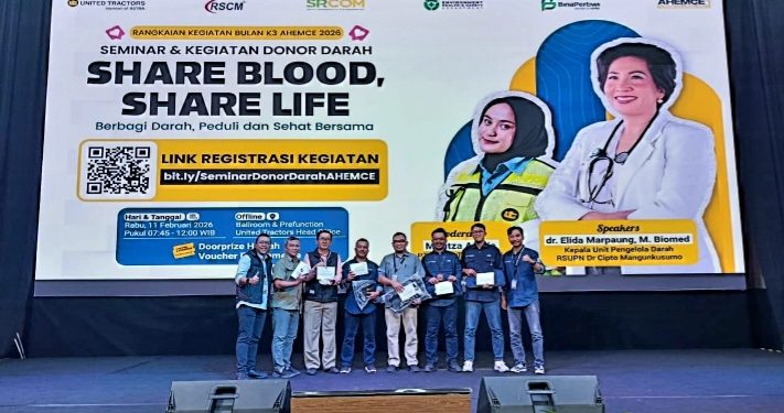 Bulan K3 Nasional 2026, Grup United Tractors Gelar Seminar Kesehatan dan Donor Darah